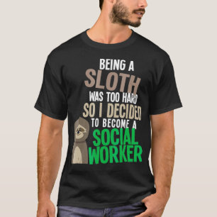 Lustiger Student der Sozialarbeit Master-Abschlus T-Shirt