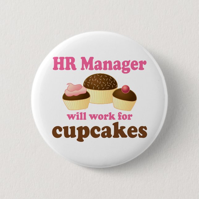 Lustiger Stunden-Manager Button (Vorderseite)