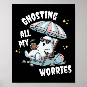 Lustiger Summerween-Geist Gruseliger Sommerurlaub  Poster