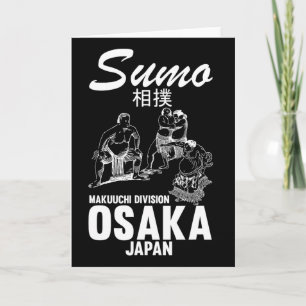 Lustiger Sumo-Ringer Judo Osaka Japan Ringer S Karte