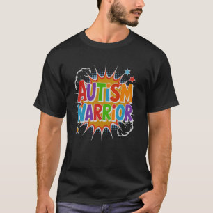 Lustiger Super-Autismus-Krieger-Held-Autismus-Lehr T-Shirt