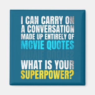 Lustiger Superwer. Gespräch über Filmzitate. Und Magnet