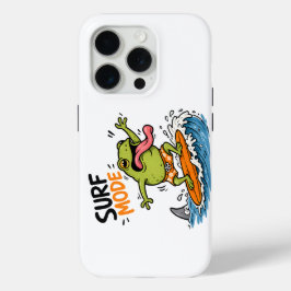 Lustiger Surf-Modus-Frosch|Lustiger Frosch Sommer Case-Mate iPhone Hülle