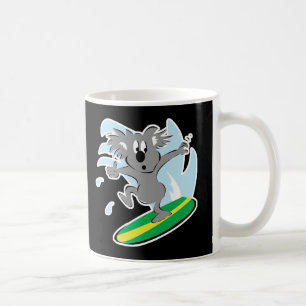 lustiger surfender Koala-Bär Tasse