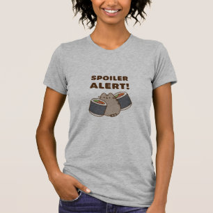 Lustiger Sushi-Katze Spoiler-Alarm-Shirt T-Shirt