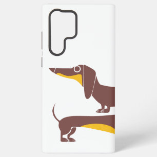 Lustiger süßer Dachshund für lange Hundebesitzer Samsung Galaxy Hülle