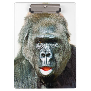 LUSTIGER SÜßER GORILLA KLEMMBRETT