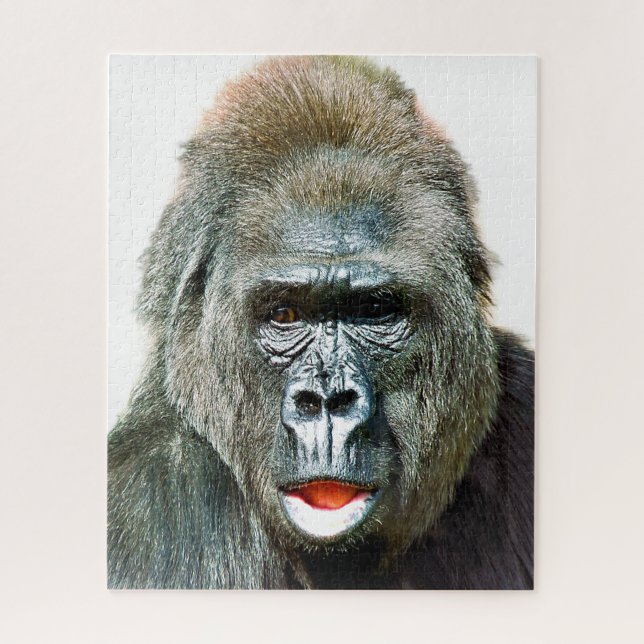 LUSTIGER SÜßER GORILLA PUZZLE (Vertikal)