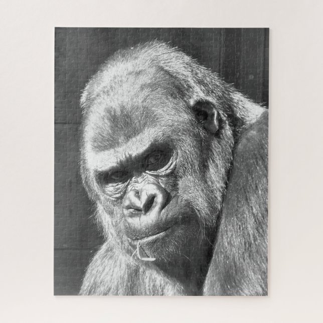 LUSTIGER SÜßER GORILLA PUZZLE (Vertikal)