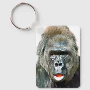 LUSTIGER SÜßER GORILLA SCHLÜSSELANHÄNGER