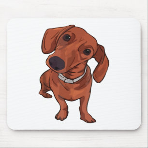 Lustiger süßer Hund, Hundeliebhaber, Hundebesitzer Mousepad