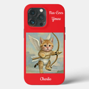 Lustiger süßer Kätzchen Cupid Case-Mate iPhone Hülle