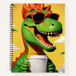Lustiger T-Rex-Dinosaur  Notizbuch