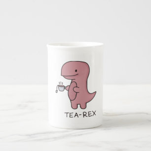 Lustiger T-Rex Dinosaur Tee Liebhaber Geschenk, Di Prozellantasse
