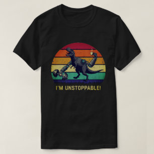 Lustiger T-Rex Ich bin unaufhaltsam Humor T-Shirt