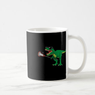 Lustiger T Rex Lacrosse Dinosaur Lax Jungen Lacros Kaffeetasse