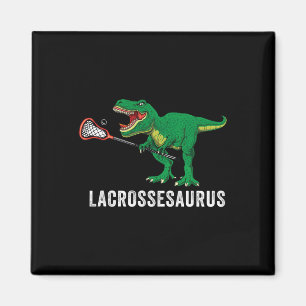 Lustiger T Rex Lacrosse Dinosaur Lax Jungen Lacros Magnet