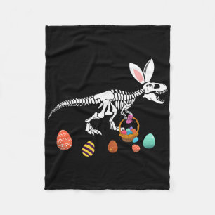 Lustiger T Rex Oster Skelett Hase Sket Ei Jagd Ea Fleecedecke