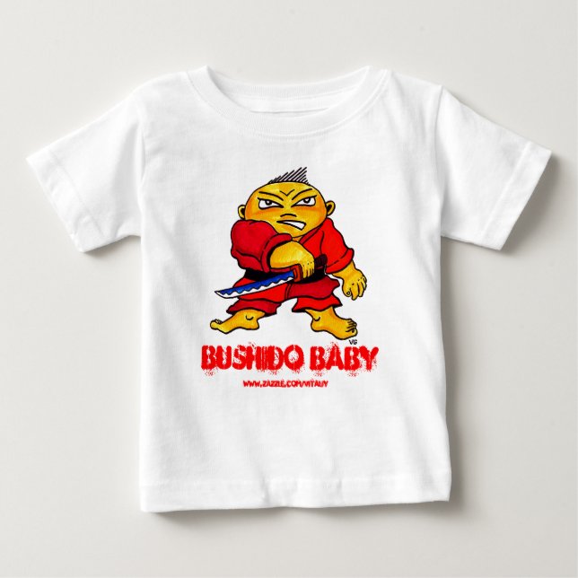 Lustiger T - Shirt Bushido Babys (Vorderseite)