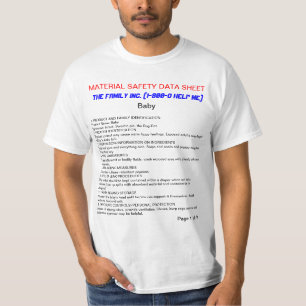 Lustiger T - Shirt des Baby-MSDS