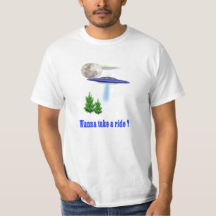 Lustiger T - Shirt UFO-Abduktion