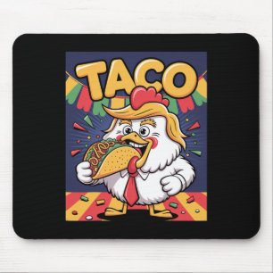 Lustiger Taco Anti Trump Immer Klein Beigeben  Mousepad