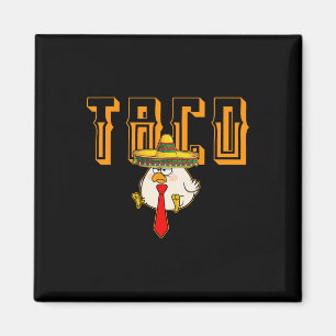 Lustiger Taco Anti-Trump kneift immer Let's Go Magnet