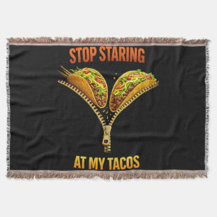 Lustiger Taco-Fan Hör Auf Zu Starren Decke