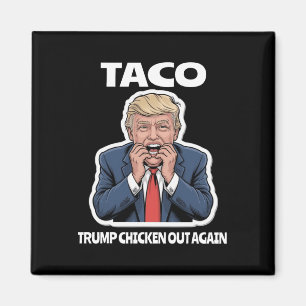Lustiger Taco hat Trump verängstigt, kneift immer Magnet