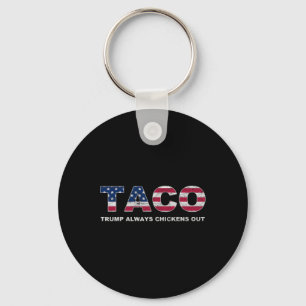 Lustiger Taco Trump kneift immer 2 Schlüsselanhänger