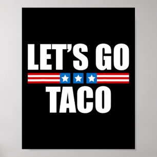 Lustiger Taco Trump kneift immer - 4. Juli Poster