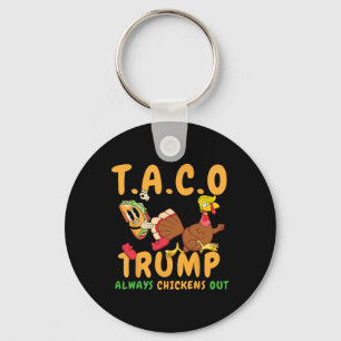 Lustiger Taco Trump kneift immer T.a.c.o _2  Schlüsselanhänger