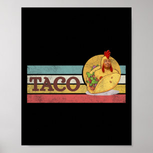 Lustiger Taco Trump kneift immer T.a.c.o 3 Poster