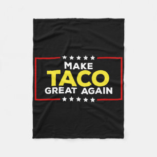 Lustiger Taco Trump kneift immer wieder aus Macht Fleecedecke