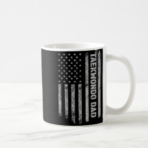 Lustiger Taekwondo-Vater Amerika-Flagge Patriot - Kaffeetasse