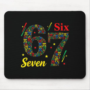 Lustiger Tag 3.14 Symbol 67 Meme Mathe-Witz Gen Z Mousepad