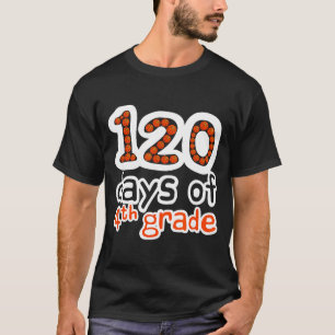 Lustiger Tag 4. Schule 120 120. Basketball-Tage Gr T-Shirt