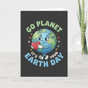 Lustiger Tag der Erde Geh Planet Es ist dein Tag d Karte