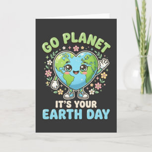 Lustiger Tag der Erde Geh Planet Es ist dein Tag d Karte