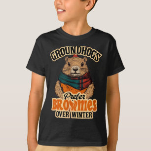 Lustiger Tag des Murmeltieres Murmeltiere bevorzug T-Shirt