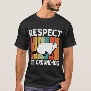 Lustiger Tag des Murmeltieres Respektiere das Murm T-Shirt