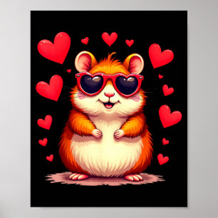 Lustiger Tag des Murmeltieres Süßer Hamsterliebhab Poster