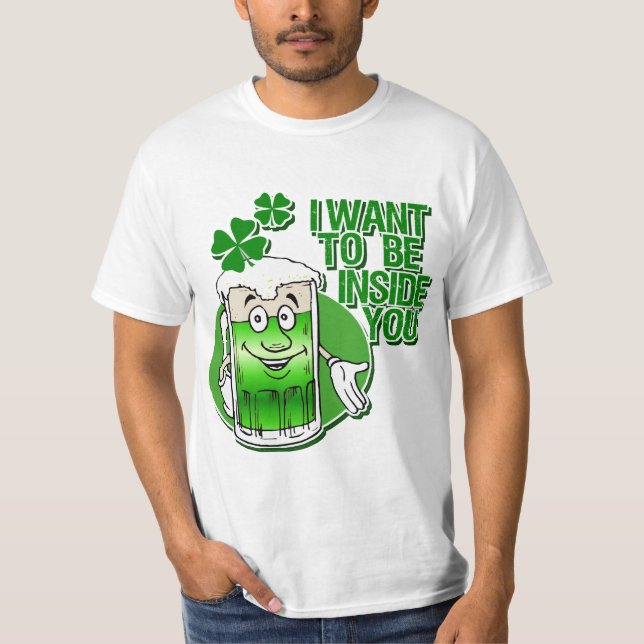 Lustiger Tag St. Patricks T-Shirt (Vorderseite)