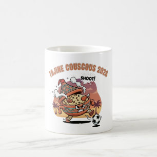 Lustiger Tajine & Couscous Fußball Charakter 2026 Kaffeetasse