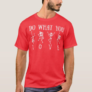 lustiger tanzender Skelett-Radiologie-Geschenk Rad T-Shirt