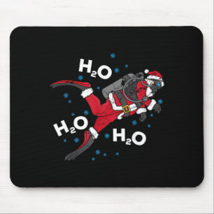 Lustiger Tauch-H2O-Wortwitz-Tauchgeschenk Mousepad