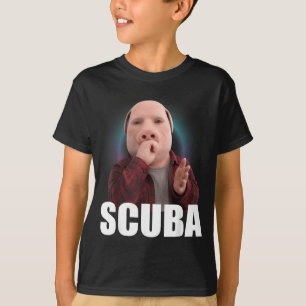 Lustiger Tauchtanz-Meme Schwein Mann Meme Brainrot T-Shirt