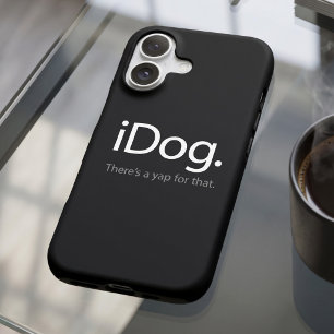 Lustiger Tech-Geek-Hund-Zitat - iDog-Bell-Scherz iPhone 13 Hülle