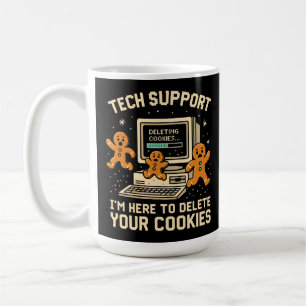 Lustiger Tech-Support löscht Cookies Kaffeetasse
