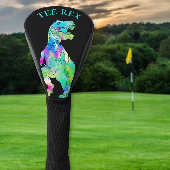 Lustiger Tee Rex Dinosaurier Witz Golf Headcover (Funny dinosaur Tee Rex golf head cover golfing joke)